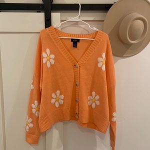 Flowered Cardigan